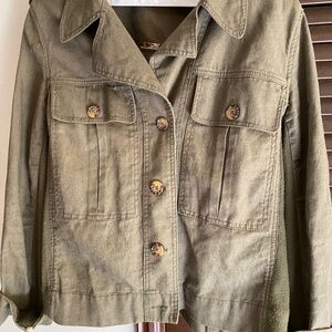 Structure Live Life Army Green Jacket